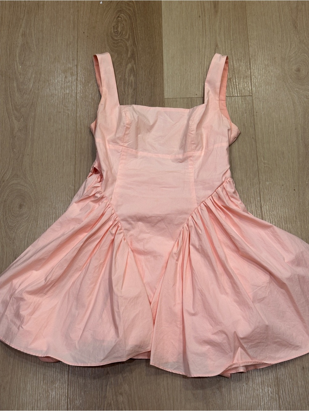 Blush Pink Bow mini dress